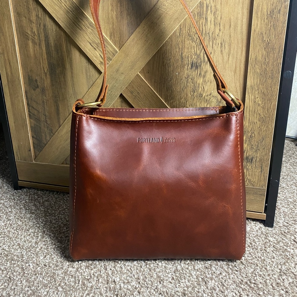 Portland Leather Goods cognac triangle